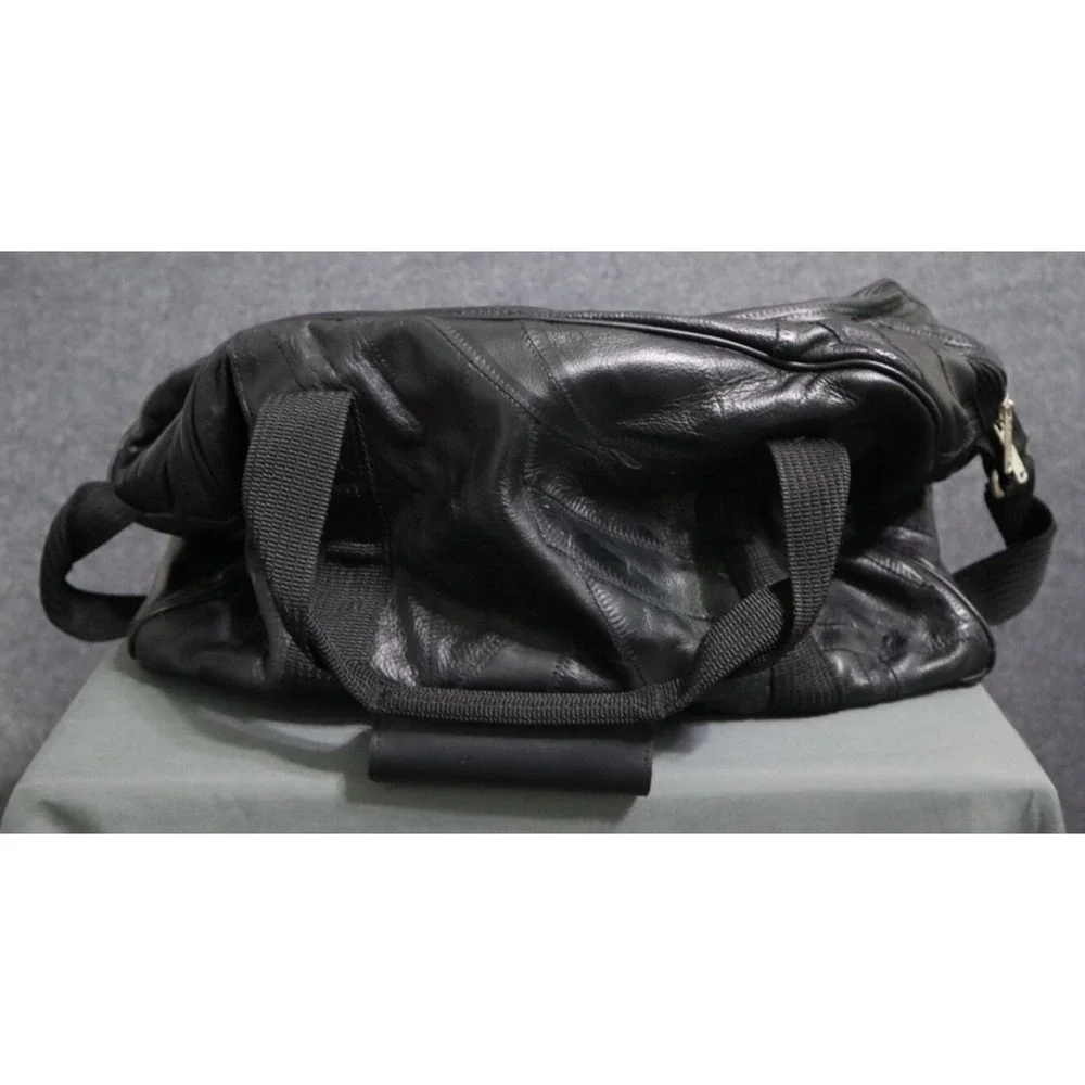 Seville Leather Shoulder Bag Black 18